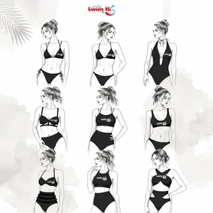 LOGO Custom Bikinis Swimwear Supplier Oem Triangle Bikini Bathing Suit Fully Customization Wholesale