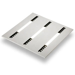 Zhongshan Factory Sales Low Glare UGR<13 High Lumens 4800lm Slim Square 60x60 40W Flat Recessed Ceiling LED Grille Panel Light