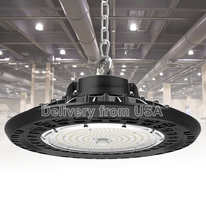 Delivery From USA Warehouse LED Warehouse Lighting 100W 240W 300W 500W Hollow Heat Sink Design High Bay Lighting Retrofit