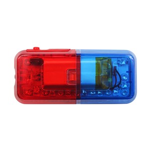 Security Night Patrol Multi-functional LED Shoulder Warning Light Red Blue Rechargeable IP65 17 Hours Long Working Time