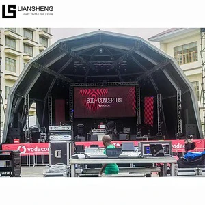 Large Size Outdoor Stage Light Customized Design Lighting Truss Aluminum With Accessory for Sale Easy Assemble