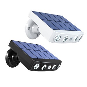 Light-emitting Diode Solar Safety Lamp for Outdoor Decoration with Motion Sensor in 3 Modes, Waterproof Lamp, Garden Night Light