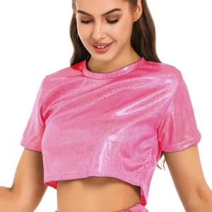 Women Plus Size Breathable Chiffon Cotton/Bamboo Fiber Loose O'Neck Shirt for Casual Parties and Daily Wear