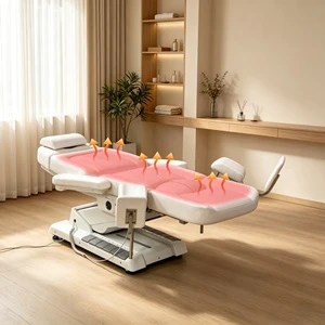 Electric Medical Exam Bed Adjustable Beauty Massage Table For Clinic Salon With PU Leather