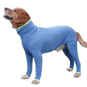 Large Dog Full Body Pajamas Jumpsuit Golden Retriever Labrador Lightweight Pet Apparel Breathable Soft Sleeping Wear Indoor