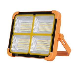 IP65 200W LED Solar Flood Light ABS Landscape Outdoor Wireless Portable Emergency Lamp Super Bright Camping Light
