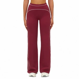 Women Wide Leg Yoga Pants High Waist Stretchy Comfortable Moisture Wicking Quick Dry Loose Fit Flowy Athletic Pants