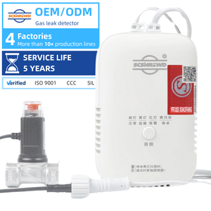 Natural Gas LPG Leak Detector Home Solenoid Valve Alarm System ABS Material Methane/Propane Sensor EX CH4 LEL Gas Leak Detector