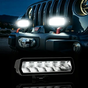 6Inch LED Work Light Bar IP67 Off Road Light Fog Driving Flood Lamp For 4x4 SUV ATV Truck Trailer Pickup UTV Vehicle