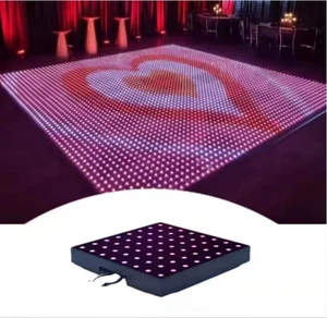 Waterproof Pixel Interactive Dance Floor 8x8 Pcs Video Panel Dj Lights Piste De Danse Lumineuse Digital Led Dance Floor Wedding