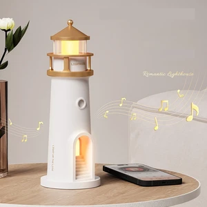 Supplier Motion Sensor Moonlight Lighthouse Night Light Retail Store Lighting Moonlight Lighthouse Night Light