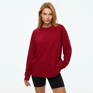 Loose Fit Women's Plus Size T-Shirt Long Sleeve Casual Wear Tee Top Women Sportswear Cotton Polyester T Shirt Running Tee Ladies