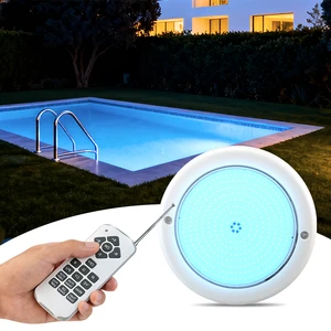10W D152mm 6000K LED Swimming Pool Light 135leds Plastic IP68 Underwater Landscape Lighting Super Bright Pond Lake Spa Tub Lamp