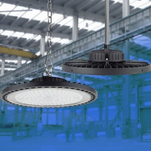 Commercial Led Pendant Lights 100w 150w 200w Waterproof UFO High Bay Light For Factory Warehouse Industrial Lighting