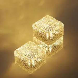 CXS Solar Brick Lights Outdoor LED ABS China Garden Yard Landscape Pathway Patio Walkway Backyard Decoration Agi32 Layout