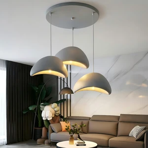 Indoor Decorative Design Retro LED Iron Adjustable Height Pendant Light Wabi Sabi Style Japanese Home Office Modern AC 3000K