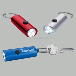 Keyring Mini Cob Flashlight Hot Selling Promotional Gifts 3 LED Small Pocket Custom Mini Torch Aluminum Keychain Flashlight
