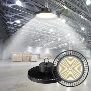 DLC ETL 150W 22500LM Aluminum IP65 Waterproof Industrial Commercial LED High Bay Fixture Dimmable Ceiling Highbay Light