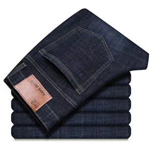Nay1il Factory Direct Sales Plus Size Men's Jeans Straight Leg with Added Fat and Increased Elasticity Jeans