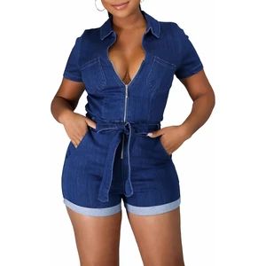 New Style Denim Suit Women's Short Sleeves Breathable Top Two-piece Denim Suit Set For Online Sale in Affordable price 2026