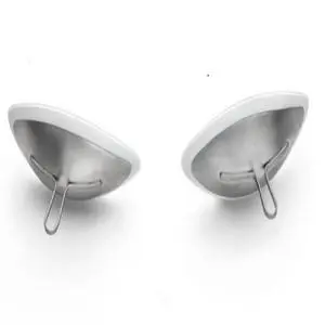 Laser Patient Eye Protection Ocular Shield with Handle Stainless Steel Chemical Resistant Medical Use
