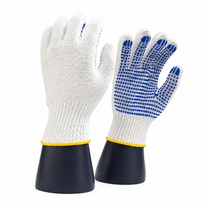 Reliable Long-term Supply PVC Dotted Safety Gloves Breathable Working Hand Protection Gloves for Global Wholesale Market