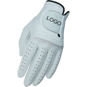 Wholesale Amrta Golf Gloves Indonesia Cabretta Leather Custom Logo OEM Soft Full Color Men Left Handed Waterproof Non-Slip UV