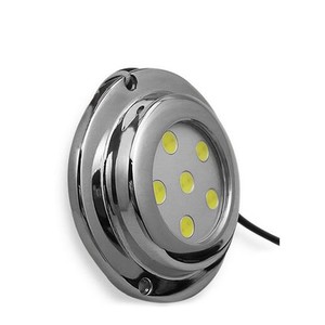 6W Stainless Steel Waterproof LED Lights for Boats and Marine Supplies for Underwater Use