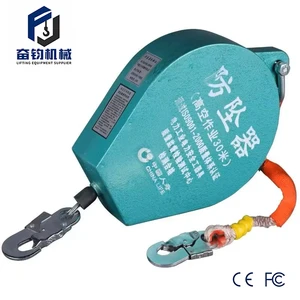 Fall Protection Personal Fall Arrestor High Quality Multi-Length Vertical Lifeline Portable Alloy Steel Spray Painted 90 Shorea