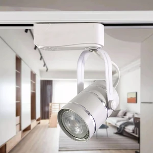 GU10 MR16 Adjustable Track Light Fixture LED Rail Spot Aluminum 2 3 4 Wire Recess Surface For Hotel Restaurant Display