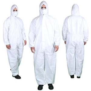 Cat III Microporous Antistatic Nomex Safety Workwear Cleanroom Lab Industry Hazmat Disposable Coverall for Construction Painting