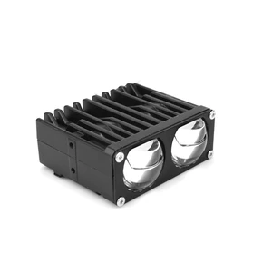 2 Inch LED Grille Light with High Low Beam & Fan - 140W 120W High Power for Auto Truck Motorcycle