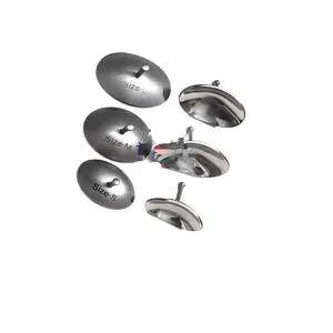 Corneal Eye Shield 6Pcs Stainless Steel Ophthalmic Protective Surgical Instrument Hospital Grade OEM Small Medium Large Pair