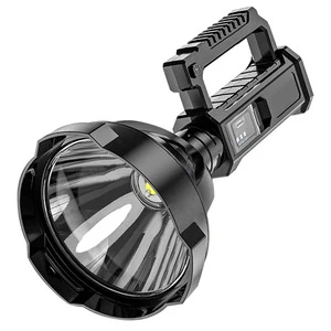 P70 USB Rechargeable Portable 3 in 1 Led Waterproof Search Light Flashlight W Tripod/Dimmer for Emergency Hiking Camping Fishing