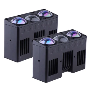 Three Lens Laser Spotlights High Low Beam 12V 24V 3000K 600K Super Bright 200W Car Front Led Grille Lights