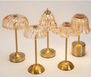 Luxury and Romantic Glass Crystal Decorative Table Lamp,creative Bedroom Bedside Lamp,high-end American-style Luxury Night Light