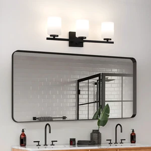 ETL Listed 22 Inch Mirror Lamp Bedroom Bedside Corridor Aisle Three-head American Retro Industrial Glass Wall Lamp