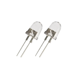 Factory Led 10mm Bullet Large Bracket 0.5W 0.2w Through Hole LED White Yellow LED Beads Industrial Equipment Indicator Lamp