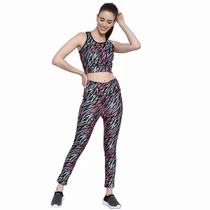 Customized Yoga Wear Set Breathable High-Way Elasticity HIGH WAIST Women'S Gym Sportswear for Pilates Fitness