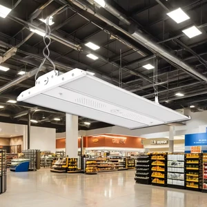 Canopy Lights High Bay LED Warehouse Lighting 6000K Daylight IP65 Waterproof Industrial Commercial Office Lighting Fixtures