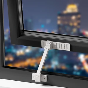 New Product Baby Safety Products Adjustable Self Adhesive Anti-Fall Ventilation Limiter Window Locks