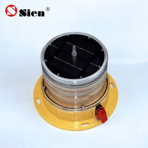 Aircraft Warning Solar Lighting L-810 Low Intensity Beacon Steady Red Solar Led Aviation Obstruction Light For Towers