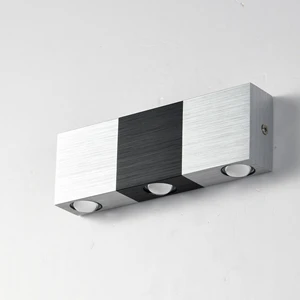 Modern Brick Wall Light 3W LED Aluminum Wall Lamp IP20 Rated for Indoor Hotel Office Decor Home Bedroom Wall Sconce