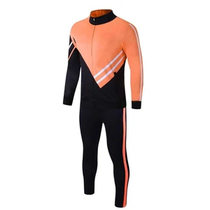 Customized Men's Trendy Casual Sports Two-Piece Suit Breathable Outdoor Sportswear Tracksuit Set With Custom Logo Adults Autumn