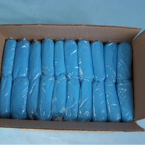 Safety Shoe Covers Sky Blue 30g Non Slip Dustproof Disposable For General Use 2000 Pieces Per Carton