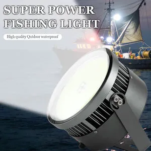 Durable 1200W Green LED Fishing Light IP65 Aluminum Alloy 150m Lighting Distance for Attracting Fish Offshore Jigging Boat Night