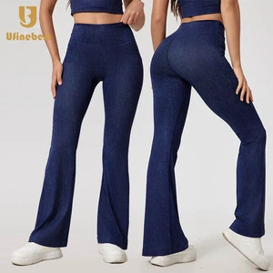 2025 Women's Sports Shorts Loose Style High Waist Straight-Leg Denim Trousers Jeans