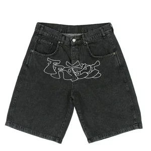 OEM Custom Men's Denim Shorts Lightweight Stretchable Design for Summer Streetwear Fashion Eco-Friendly Casual Style Short