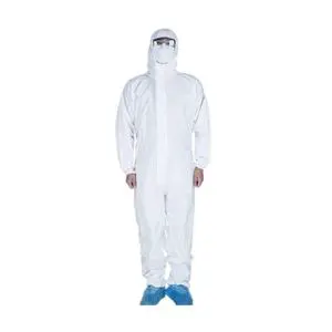 High Density PP/SMS/Microporous Fabric Anti-static Disposable Coverall Protecting Suit with Hood Mechanic Coveralls