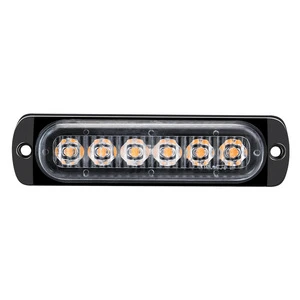 DXZ OEM 6 LED Emergency Strobe Lights-Amber White Warning Flashing Caution Light for Construction Hazard Vehicles CE Certified